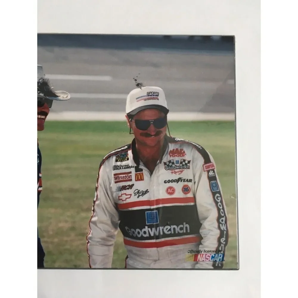 Dale Earnhardt & Richard Petty NASCAR Legends 8x10 Framed Photo Licensed NEW